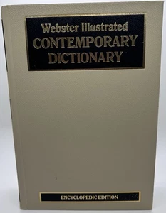 Vintage 1992 Webster Illustrated Contemporary Dictionary, Encyclopedic Edition  - Bild 1 von 10