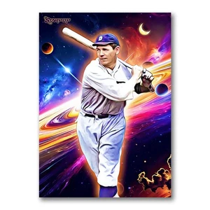 Harry Heilmann Moonshot Art Card 01/20 Starpop Signed Trading Card Short Print - Bild 1 von 2