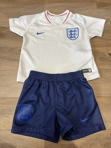 Kids Nike England 2018-20 Home Kit White - Size 9-12 Months - Picture 1 of 10