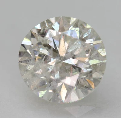 Certified 1.76 Carat G SI1 Round Brilliant Natural Enhanced Loose Diamond 7.61mm - Image 1 of 4