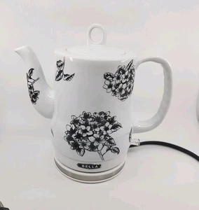 Bella Bollitore Tè Elettrico Ceramica 1,5L Base Girevole 13622 Ortensia Floreale  - Foto 1 di 17