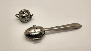 Juego De Colección Colador de Hojas de Té Hervidor Infusor Aluminio Acero Cuchara - Imagen 1 de 4
