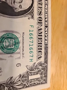 16671667. Numero di serie ripetitore fantasia FRN da 1€. - Foto 1 di 3