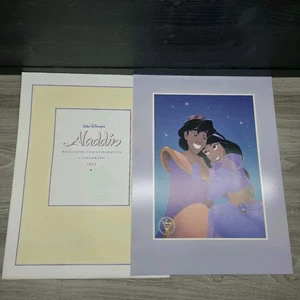 Litografía conmemorativa exclusiva de Disney Aladdin 1993 Magic Carpet Ride - Imagen 1 de 5