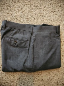 LRL Ralph Lauren Pants Mens 34x30 GRAY Ultra Flex Performance Wool Slacks - Picture 1 of 1