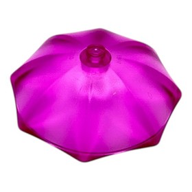 LEGO Umbrella 6x6 Transparent Medium Violet 4094 Round Parabolic Parasol NEW