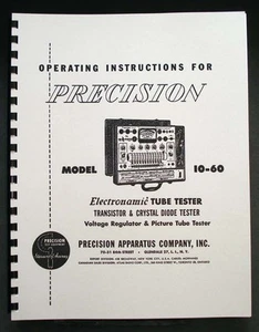 Instrucciones de funcionamiento Probador de tubos de precisión 10-60 - Imagen 1 de 2