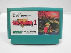 NES -- The Legend of Zelda -- Can backup. Famicom. Japan game. Work fully. 13935