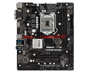 ASRock H310CM-HDV/M.2 Motherboard Intel H310 LGA 1151 DDR4 mATX Core DVI-D M.2 - Picture 1 of 5
