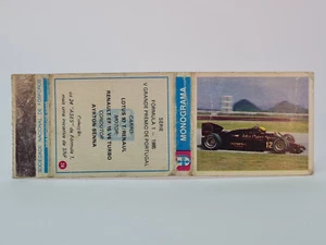 Tarjeta Matchbox 1985 vintage F 1 Ayrton SENNA coche/Lotus 97 T Portugal - Imagen 1 de 5