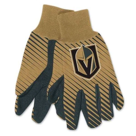 VEGAS GOLDEN KNIGHTS ADULT TWO-TONE SPORT-UTILITY WORK GLOVES Cover