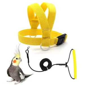 Bird Harness with Buckle Clip and a Leash Easy to Wear for Bird Parrots Cocka... - Picture 1 of 5