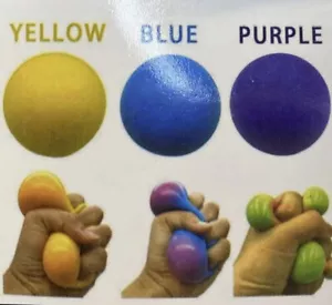 Stress Balls Kids Squishy Balls Fidget Toys Color Changing Adults Stress Relief - Picture 1 of 9