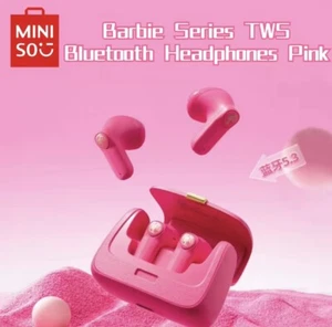 🎶🌸 MINISO Sammlung Barbie Kopfhörer Geschenk Figur Anime Erwachsene Kind 17 cm - Bild 1 von 9