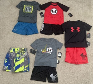 Lot of New Boys Under Armour/Nike outfits/sets-size 4 - Picture 1 of 6
