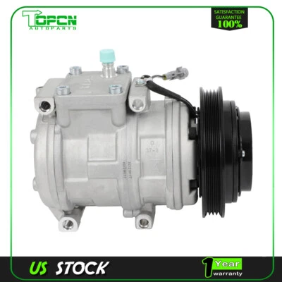 AC A/C Compressor W/ Clutch For 1996 1997 1998-2002 Toyota 4Runner 3.4L - Image 1 of 4