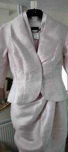 Love Mother Of The Bride  Pink Dress And Jacket Size 12 Length 31 Incs Very - Picture 1 of 24
