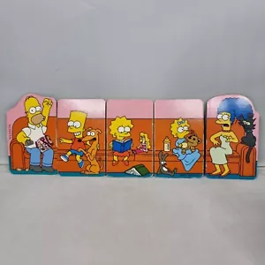 2002 Kelloggs The Simpsons - Family Couch Gag - Complete Set x5 Fridge Magnets - Picture 1 of 4