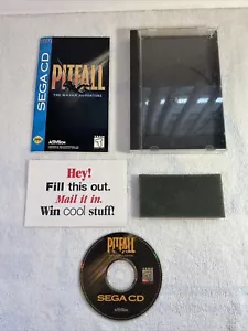 Pitfall: The Mayan Adventure (Sega CD, 1994) CIB Complete VG+ MINT Game - Picture 1 of 14