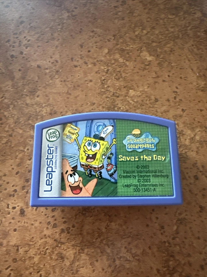 LeapFrog Leapster SpongeBob SquarePants Saves the Day - Cartridge Only - Image 1 of 1