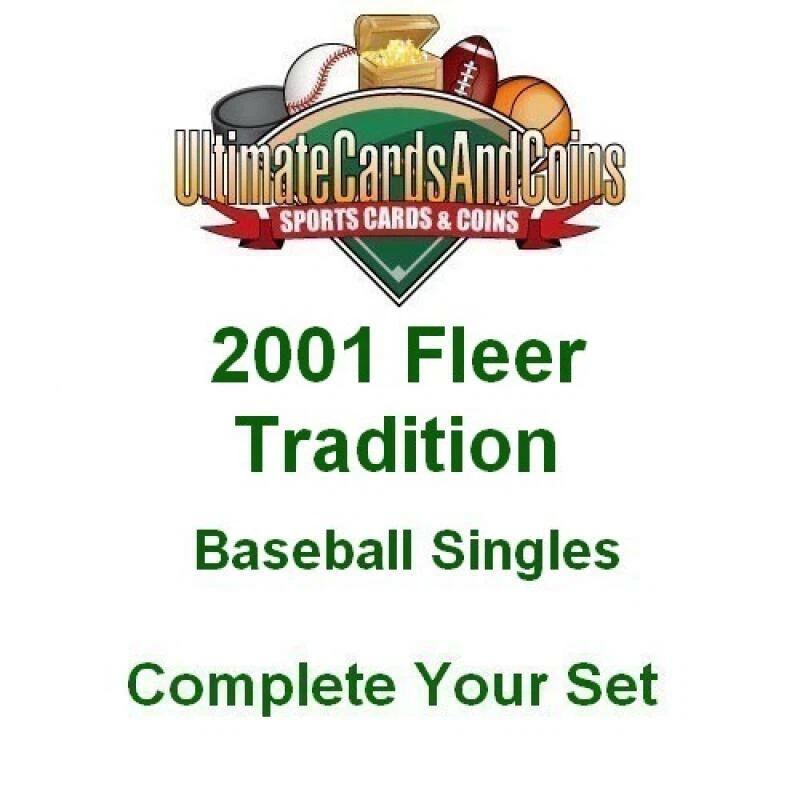 2001 Fleer Tradition Baseball Singles 1-225 NM-MT - Image 1 of 1