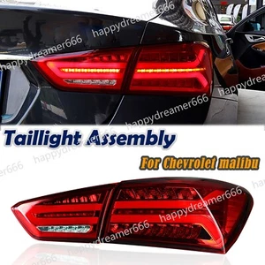 Conjunto de luces traseras LED rojas para Chevrolet Malibu 2016-2019 2018 - Imagen 1 de 8