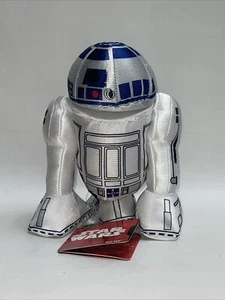 R2-D2 Droid Plush Disney Store Toy STAR WARS Stuffed Robot 7" Head Turns - Picture 1 of 9