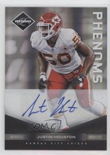 2011 Panini Limited Phenoms Monikers Silver /199 Justin Houston Rookie Auto RC