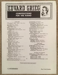 Edvard Grieg, Kompositionen für das Klavier, Seemannslied, Matrosenlied Noten - Bild 1 von 3