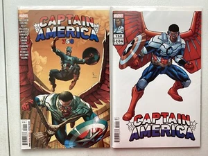Captain America 750 Icon Variant Cover A 2023 Sam Wilson Steve Rogers NM - Picture 1 of 1