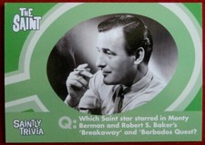 VERY BEST OF THE SAINT - CARD #85 - Roger Moore - Saintly Trivia - Cards Inc