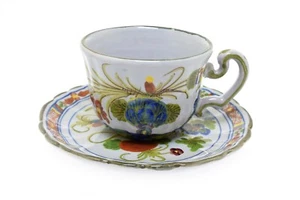 Sigma Carnation Italy Cup and Saucer  - Picture 1 of 4