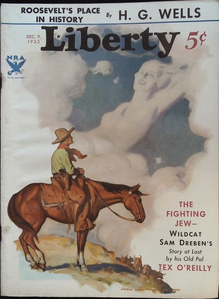 Liberty Magazine December 9, 1933 Burroughs "Tarzan and the Lion Man" Part 5 - Image 1 of 1