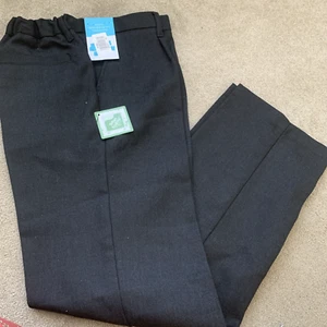 John Lewis Jungen verstellbare Taille großzügige Passform Schulhose char grau 11 Jahre - Bild 1 von 4