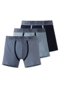 Boys Uncover Shorts 3 Pack XS S M L 140-176 95/5 Co / El - Picture 1 of 2