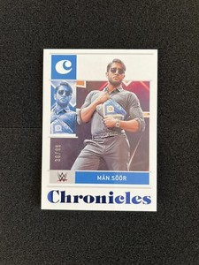 2022 Chronicles WWE Man Soor Blue Foil /99! Smack Down