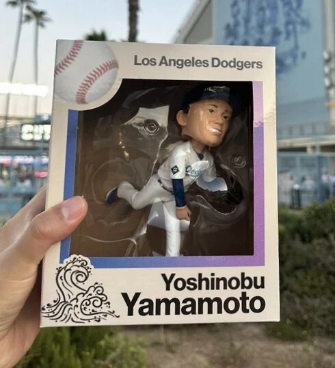 Yoshinobu Yamamoto 2024 SGA Bobblehead Los Angeles Dodgers - Image 1 of 1