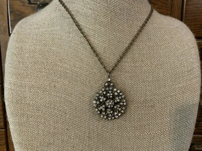 Sweet Romance Pendant Crystal Necklace Gift Bridal Jessica B’s - 2 Strand New - Image 1 of 4