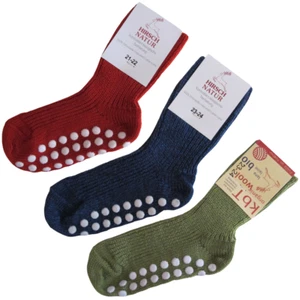 Calcetines de tope HIRSCH orgánicos lana virgen kbT niños calcetines antideslizantes calcetines de lana ABS - Imagen 1 de 4