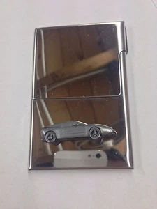 Saab EV1 ref236 Pewter Effect on Stainless Steel Business Card Holder - Picture 1 of 1