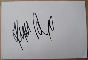 ORIGINAL AUTOGRAPH KYM MARSH Michelle Connor Coronation Street - Picture 1 of 1