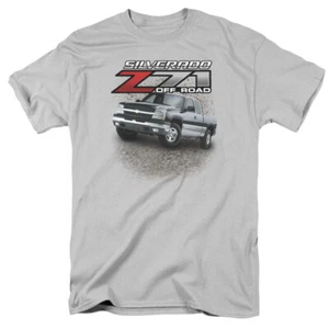 Chevrolet Z71 T Shirt Mens Licensed Classic Truck Tee Chevy Silverado Silver - Picture 1 of 2