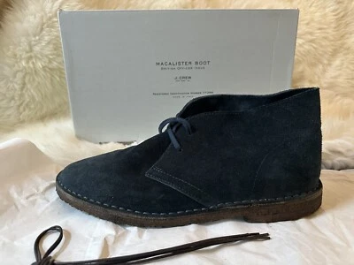 J. Botas Chukka Crew MacAlister Para Hombre Talla 10 Azul Marino Gamuza Cuero Foto 1 de 4