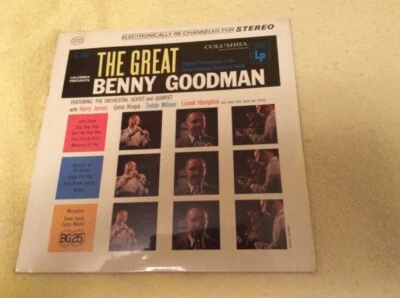THE GREAT BENNY GOODMAN RARE SEALED ORIG 1962 PRESSING UNOPENED LP JAZZ - Image 1 of 2