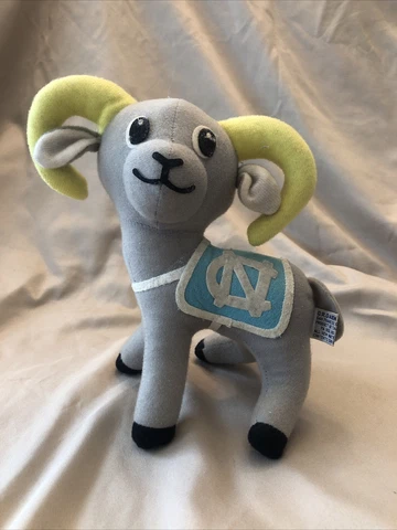 7" Rare HTF VTG 1980 Dakin Dream Pet NC Carolina Tarheels Ram Mascot Football Cover