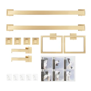 Juego de 10 Piezas Electrónica de Baño de Acero Inoxidable, Juego de Toallas de Baño - Imagen 1 de 19