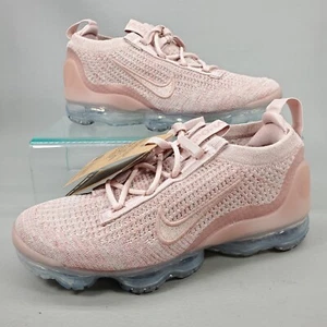 Nike Air VaporMax Shoes Flyknit ‘Pink Oxford’ DJ9975-600 Women’s Size 6.5 - Picture 1 of 11