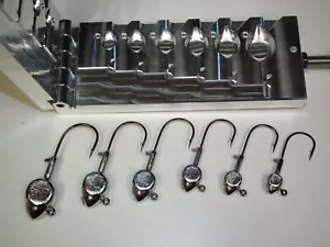 Salzwasser Flateye Vorrichtung Stachel mit Augen 1/2-3oz 32786 Form CNC Schwimmbad - Bild 1 von 8