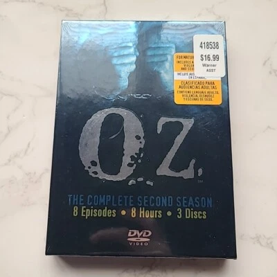 Oz The Complete 2nd Second Season NEW Sealed DVD, 3 Disc Set, 8 Episodes 2002 - Image 1 of 4