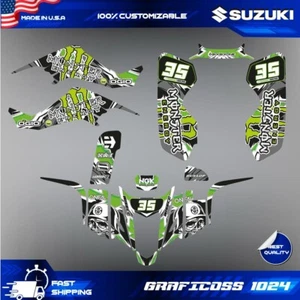 Kawasaki KFX 400 2003-2008 Graphics Kit Ltz 400 Suzuki Wrap Graphics - Picture 1 of 8